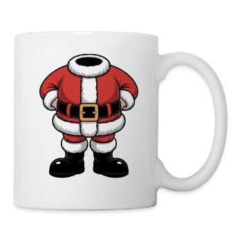 Conception du bloc de torse du Père Noël - Mug blanc - blanc - Droite