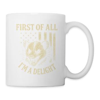 First of All I'm a Delight Rat - Mug - white - Right