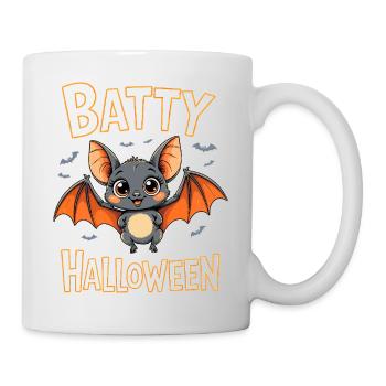 Bat Costume Batty Halloween Cute Funny - Mug - white - Right