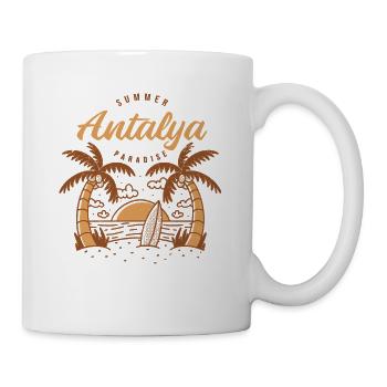 Türkisch Style Design - Sommerparadies Antalya - Tasse - Weiß - Rechts