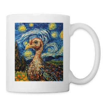 Turkey Bird Van Gogh Style - Mug - white - Right