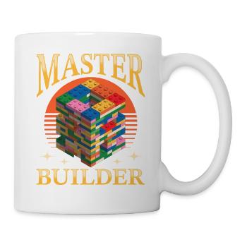 Building Blocks Kids Brick Builder - Tasse - Weiß - Rechts