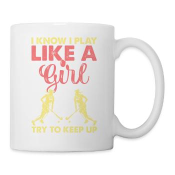 Hockey Eishockey Eishockeyspieler Geschenk - Mug - white - Right