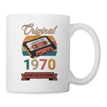 Original 1970 Limited Edition Geburtstag Geschenk - Tasse - Weiß - Rechts