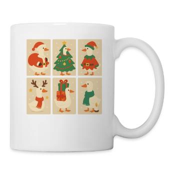 Oie Noël Drôle Père Noël Noël - Mug blanc - blanc - Droite