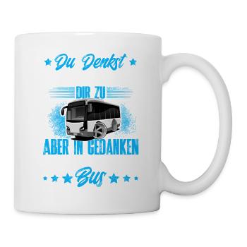 Chauffeur de bus - Mug blanc - blanc - Droite