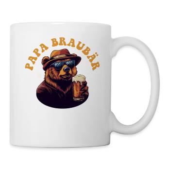 Soon DAD BROWN BEAR Father BROWN BEAR Fatherhood Funny - Mug - white - Right
