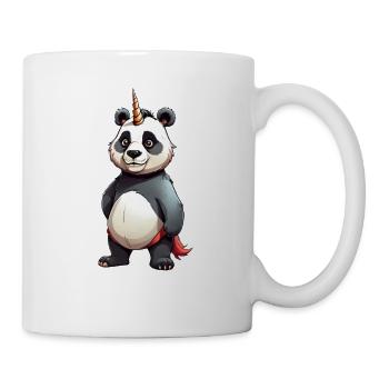 Panda Unicorn Cape Cartoon - Mug - white - Right