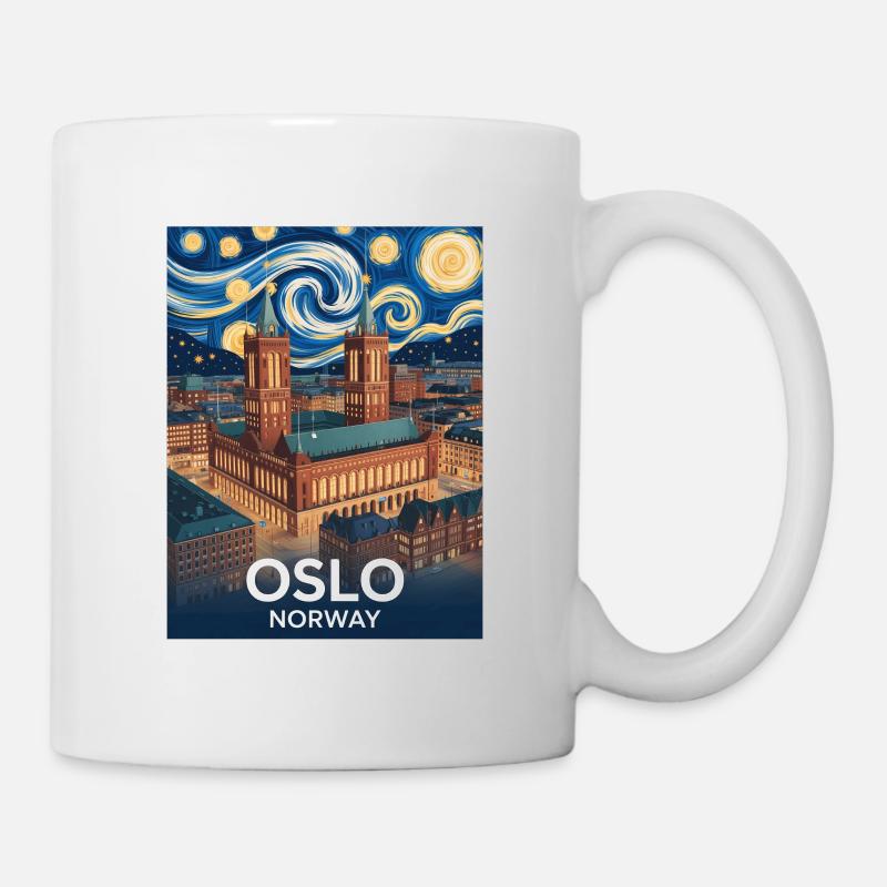 Oslo - Tasse - Weiß