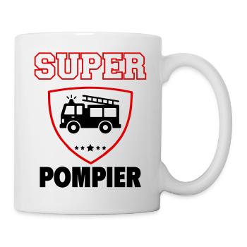 Super Firefighter, Father's Day, Christmas - Mug - white - Right