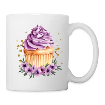 Cupcake - Tasse - Weiß - Rechts
