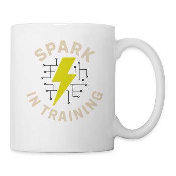 Apprentice electrician, student in the electrical trade - Mug - white - Right
