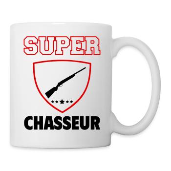 Super Hunter, Father's Day, Christmas - Mug - white - Right