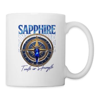 Birthstone September Sapphire - Mug - white - Right