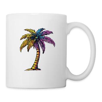 Palm Tree Beach - Mug - white - Right