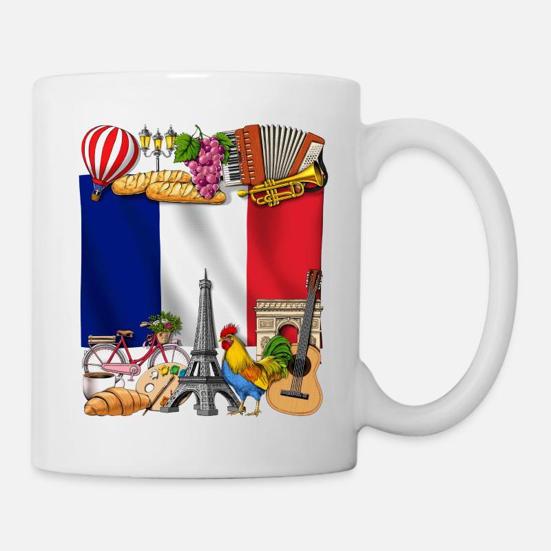 France - Mug blanc - blanc