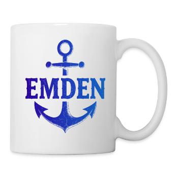 Ancre Emden Mer du Nord - Mug blanc - blanc - Droite