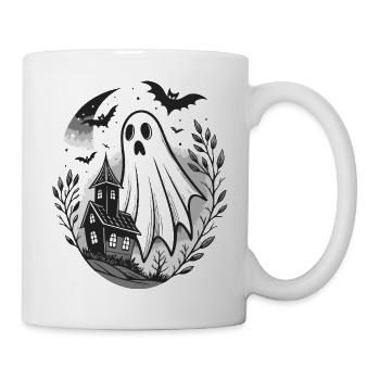 Ghost in the Night Mansion - Mug - white - Right