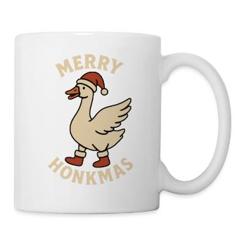 Oie Noël Drôle Père Noël Merry Honkmas - Mug blanc - blanc - Droite