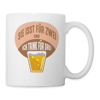 Beer Lovers Beer Saying Beer Drinkers Booze - Mug - white - Right