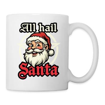 Gloire au Père Noël - Mug blanc - blanc - Droite