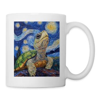 Turtle Van Gogh Style - Mug - white - Right