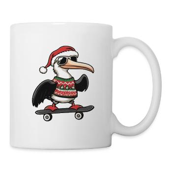 Pelican Bird Christmas Funny - Mug - white - Right