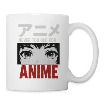 Jamais trop vieux pour la conception de streetwear d’anime au Japon - Mug blanc - blanc - Droite