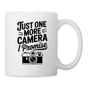 Just One More Camera I Promise - Mug - white - Right