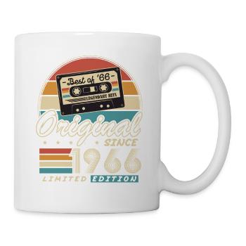 Vintage 1966 Vintage Birthday Retro Gift - Mug - white - Right