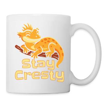 Crested Gecko Reptile Humor Lizard - Mug - white - Right