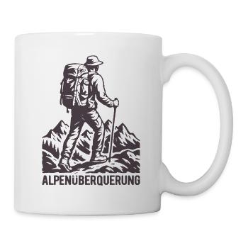 Crossing the Alps - Hiking - Mug - white - Right