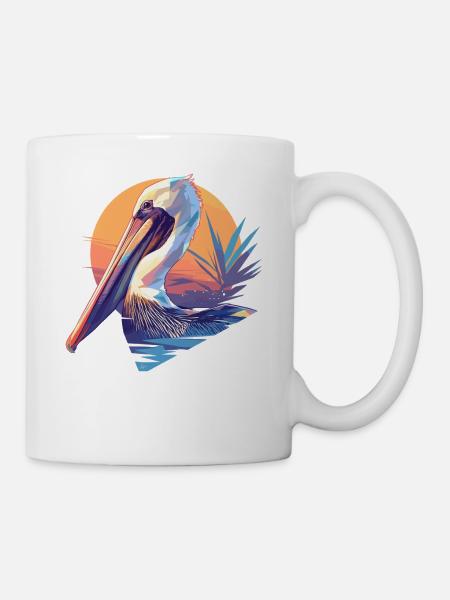 Pelikane Pelikan - Tasse - Weiß