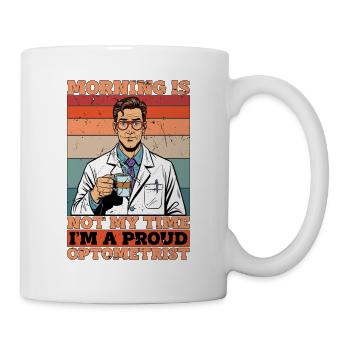 L’optométriste n’est pas mon heure aime l’optométrie - Mug blanc - blanc - Droite