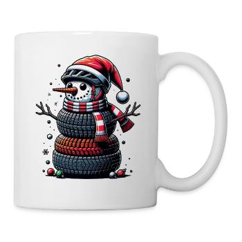 CYcling Christmas Sports Santa Claus - Mug - white - Right