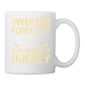 Hockey Eishockey Eishockeyspieler Geschenk - Mug - white - Right