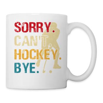 Hockey Eishockey Eishockeyspieler Geschenk - Mug - white - Right