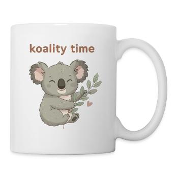 Koalitätszeit Koala-Umarmung - Tasse - Weiß - Rechts