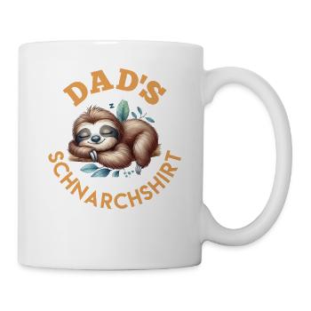 Dad-to-be DADDY'S SNORING SHIRT Funny - Mug - white - Right