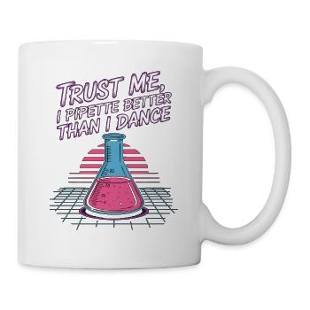 Technicien de laboratoire Faites-moi confiance I Pipette Technicien de laboratoire - Mug blanc - blanc - Droite