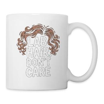 Lab Technician Lab Hair Don't Care Phlebotomist - Tasse - Weiß - Rechts