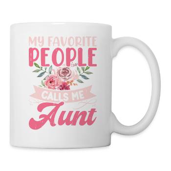 Tante Cadeau Meilleure Tante Du Monde - Mug blanc - blanc - Droite