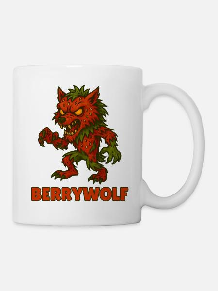 Lustige Gemüse Monster – Halloween Spaß - Tasse - Weiß