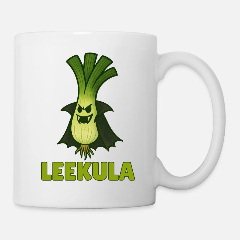 Monstre végétal drôle – Halloween Fun - Mug blanc - blanc