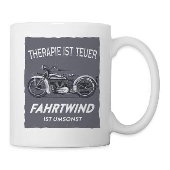 Airstream instead of therapy - Mug - white - Right
