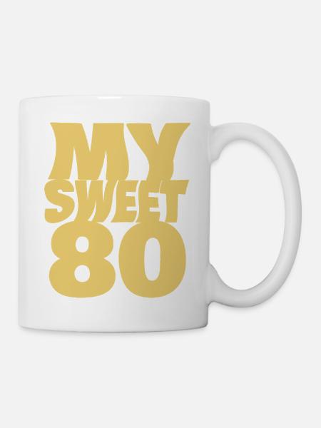 80 - Tasse - Weiß