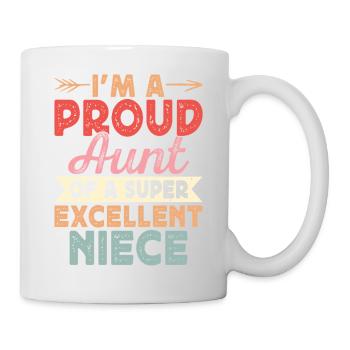 Tante Geschenk Beste Tante Der Welt - Tasse - Weiß - Rechts