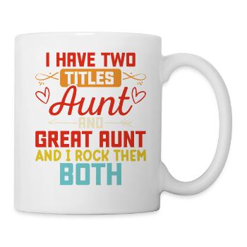 Tante Cadeau Meilleure Tante Du Monde - Mug blanc - blanc - Droite
