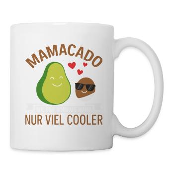 Future Mom MAMACADO MUCH COOLER Funny - Mug - white - Right