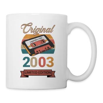 Original 2003 Limited Edition Geburtstag Geschenk - Tasse - Weiß - Rechts
